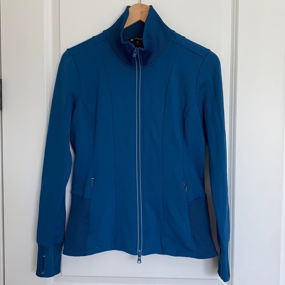 Athleta Ridge Jacket Peacock Blue M - Picture 1 of 7